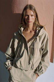 Blouson ballon à capuche