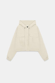 Blouson ballon à capuche