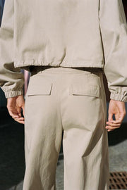 Pantalon-culotte taille haute