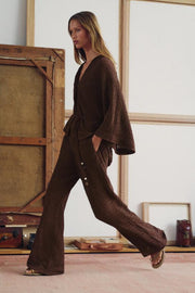 Pantalon effet froissé