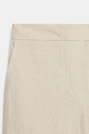 Pantalon droit en lin