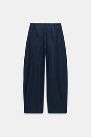 Pantalon coupe barrel