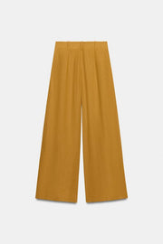 Pantalon large en lin