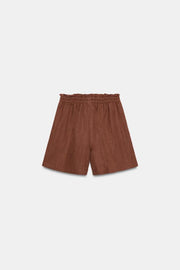 Bermuda à taille élastique