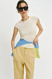 Pantalon à taille élastique