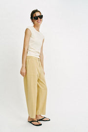 Pantalon à taille élastique