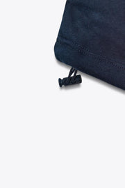 Pantalon basique en molleton, coupe droite et bas réglable