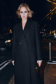 Manteau long croisé
