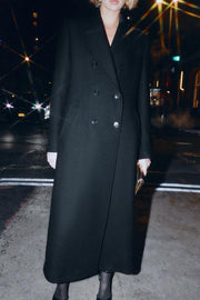 Manteau long croisé