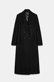 Manteau long croisé