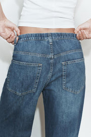 Jean en denim TRF coupe décontractée taille mi-haute