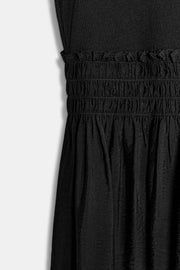 Robe contrastée à bretelles