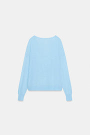 Pull en maille fine à décolleté en V