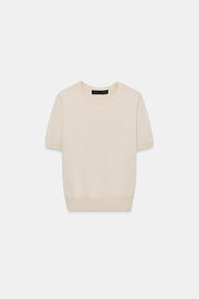 Pull à manches courtes en maille basique