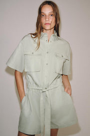 Combinaison chemise avec ceinture ZW Collection