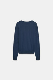 Pull ultrafin en laine et soie