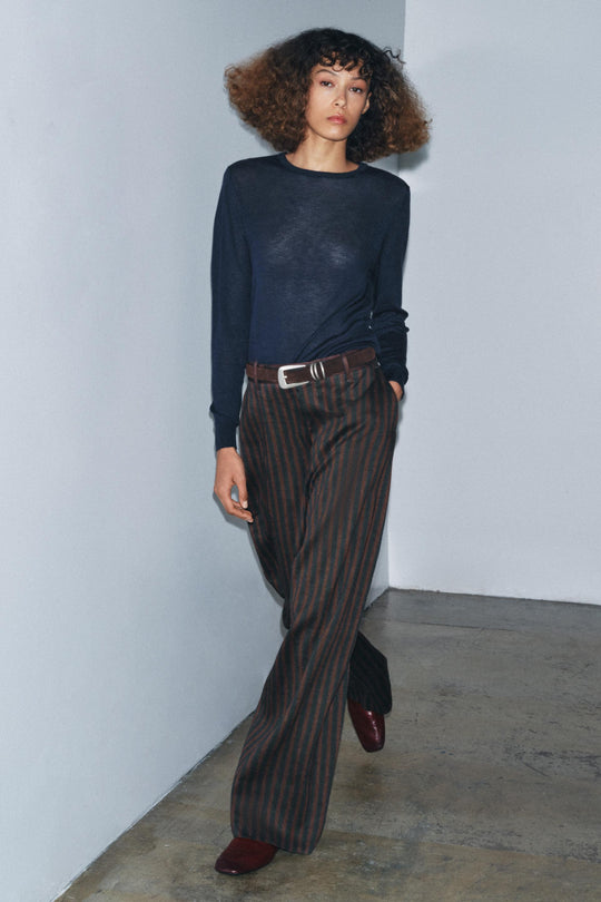 Pull ultrafin en laine et soie