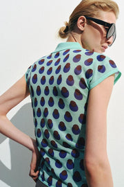 Veste en maille jacquard