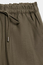Pantalon coupe fuselée à taille élastique