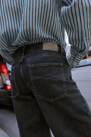 Jean Z1975 à jambe large taille basse