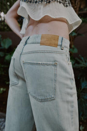Jean Z1975 coupe droite taille mi-haute déchiré