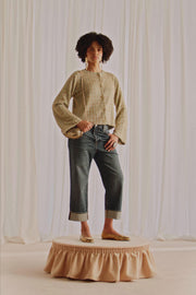 Veste en maille à perles Marisa Berenson x