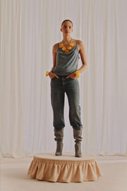 Top drapé Marisa Berenson x